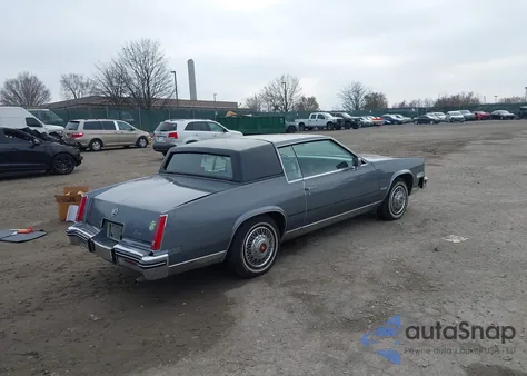 1985 Cadillac Eldorado from USA, damaged, VIN 1G6EL5781FE648547
